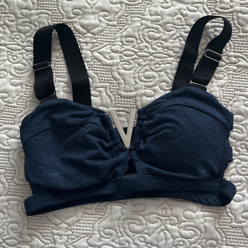 Bombshell sportswear navy blue sports bra
